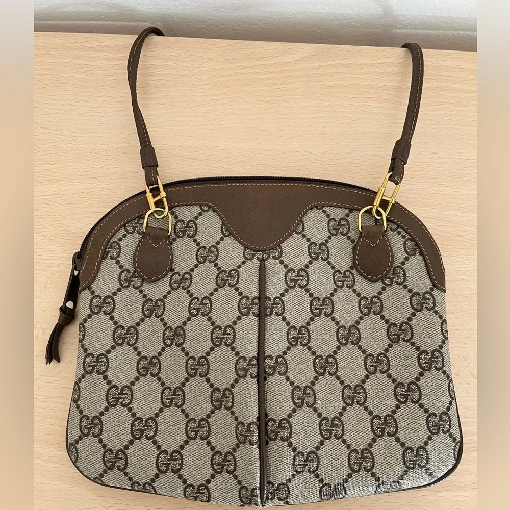 Gucci GG Supreme Ophidia Crossbody Clutch Vintage EUC Circa 1980 - Picture 7 of 17